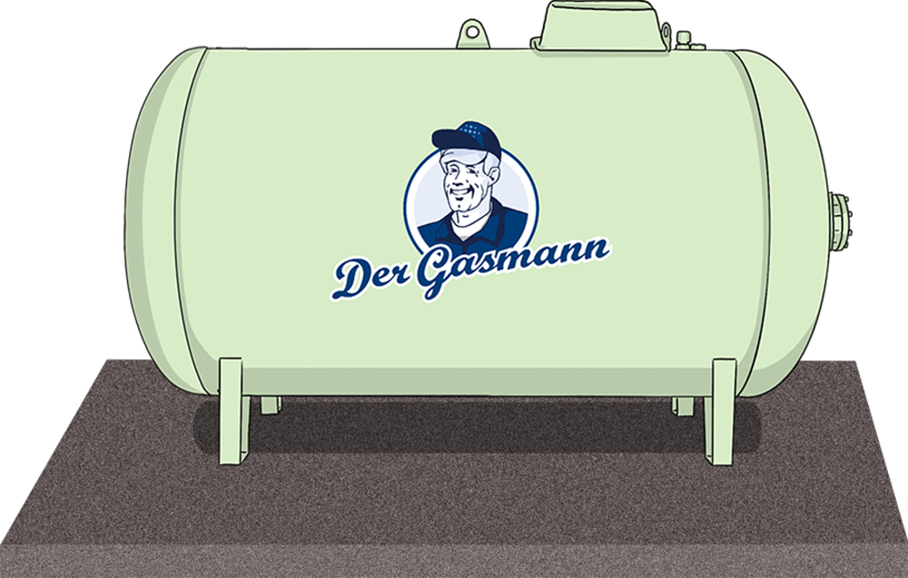 Oberirdische Gastanks